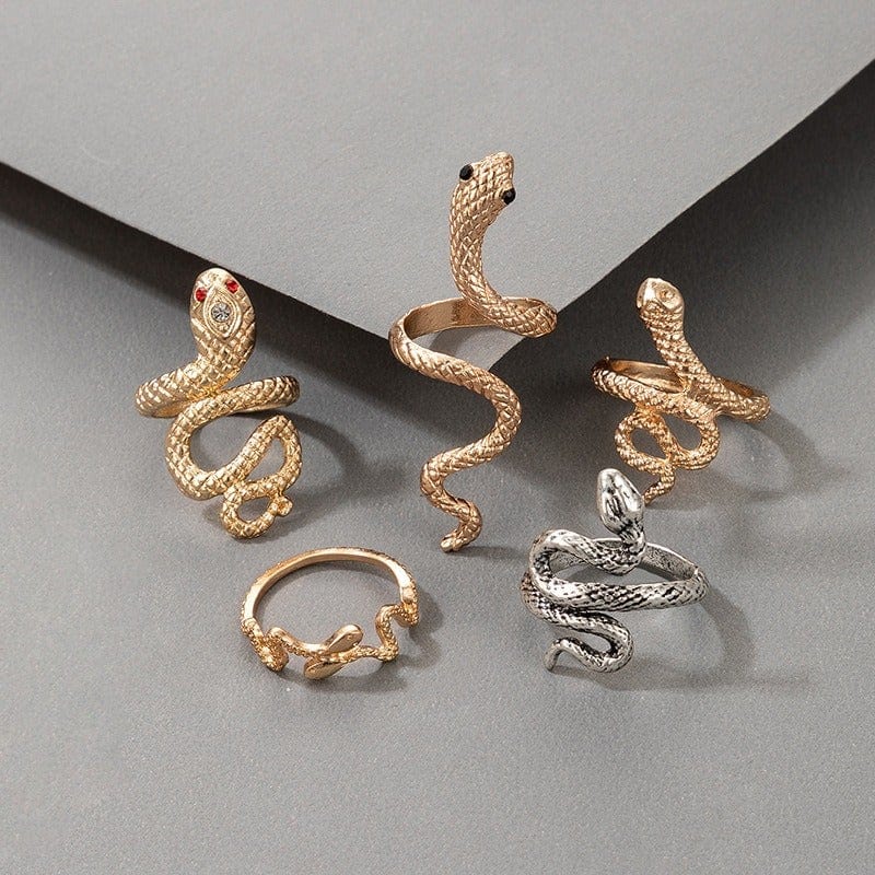 Snake Ring Set