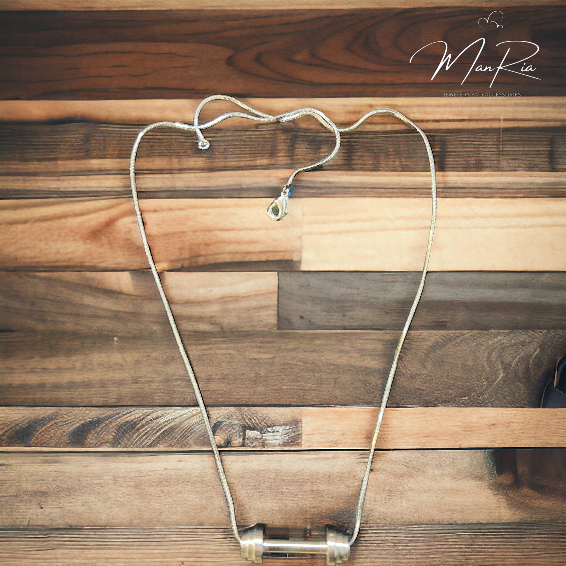 Dumbbell Pendant/ Chain for Men Women