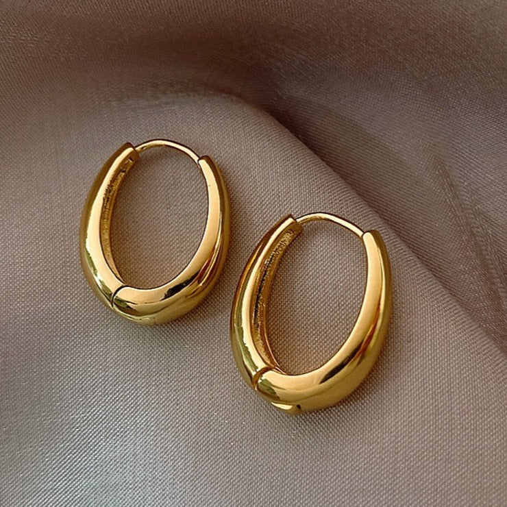 Cross Border Gold Plated Earrings
