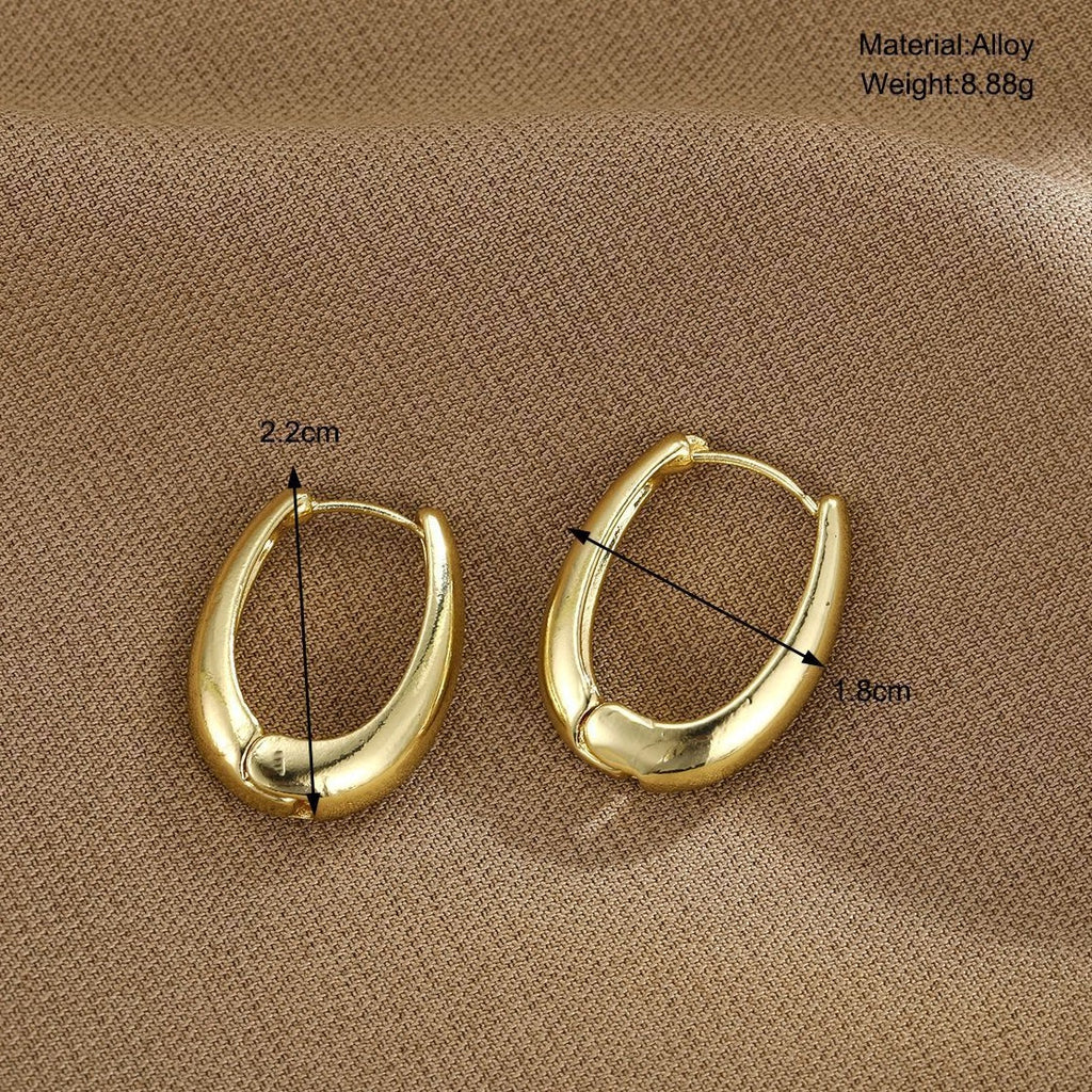 Cross Border Gold Plated Earrings
