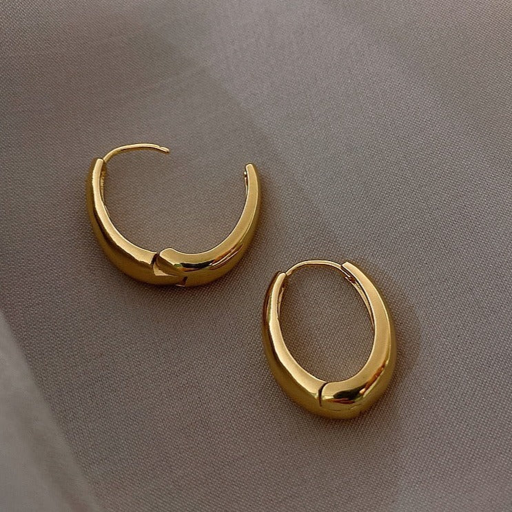 Cross Border Gold Plated Earrings
