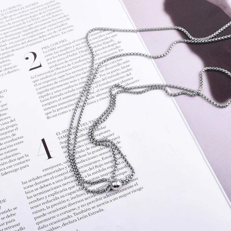 Couple Magnet Ball Locket Pendant