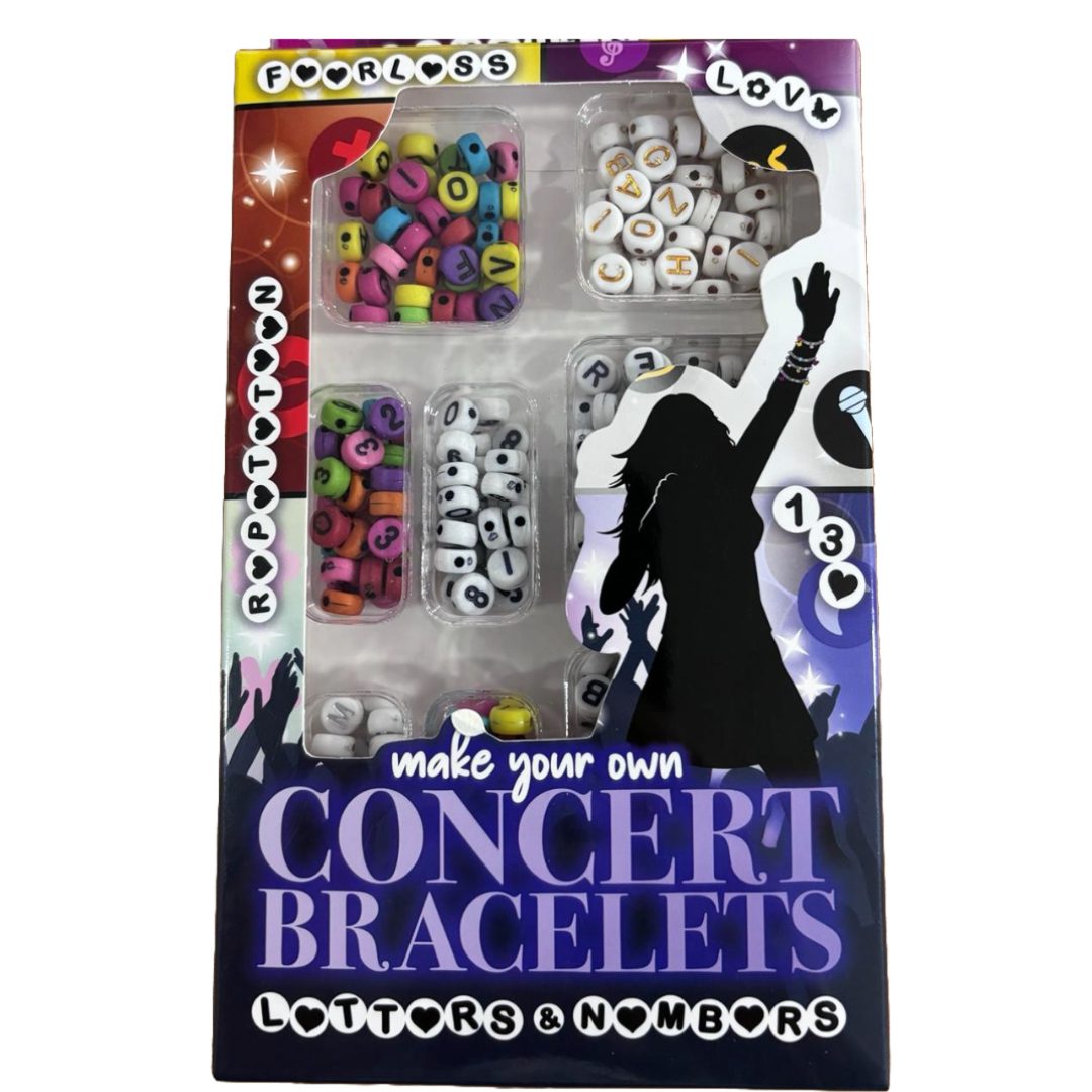 Taylor Swift Make Your Own Concert Bracelets letters and numbers