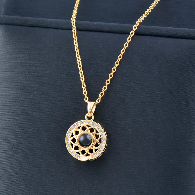 Sun and Moon Couple Necklace/ Pendant for Men Women
