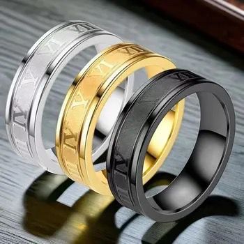 Roman Ring Golden for Men