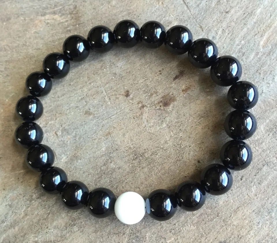 Couple Beads Plain Bracelet