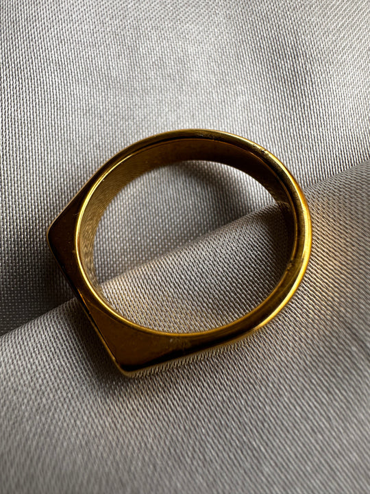 Pattern Ring Golden for Men